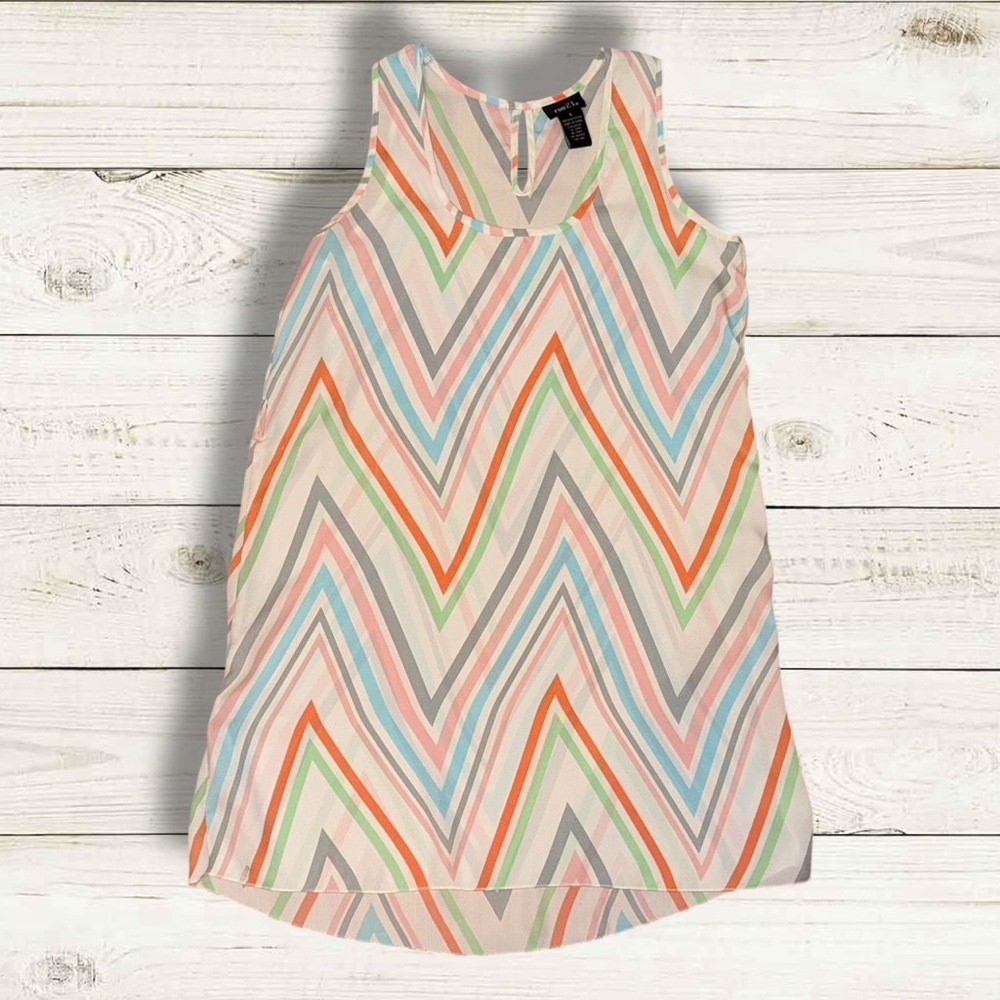 Rue21 Sheer Chevron Dress – Size S